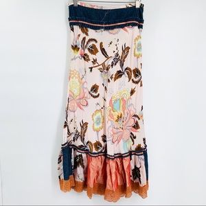 B LUCY & PARIS S Gorgeous Floral Maxi Skirt.